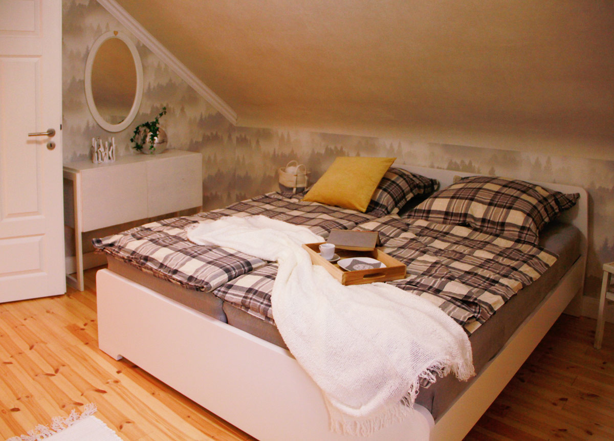 Schlafzimmer Zwei mit Doppelbett
